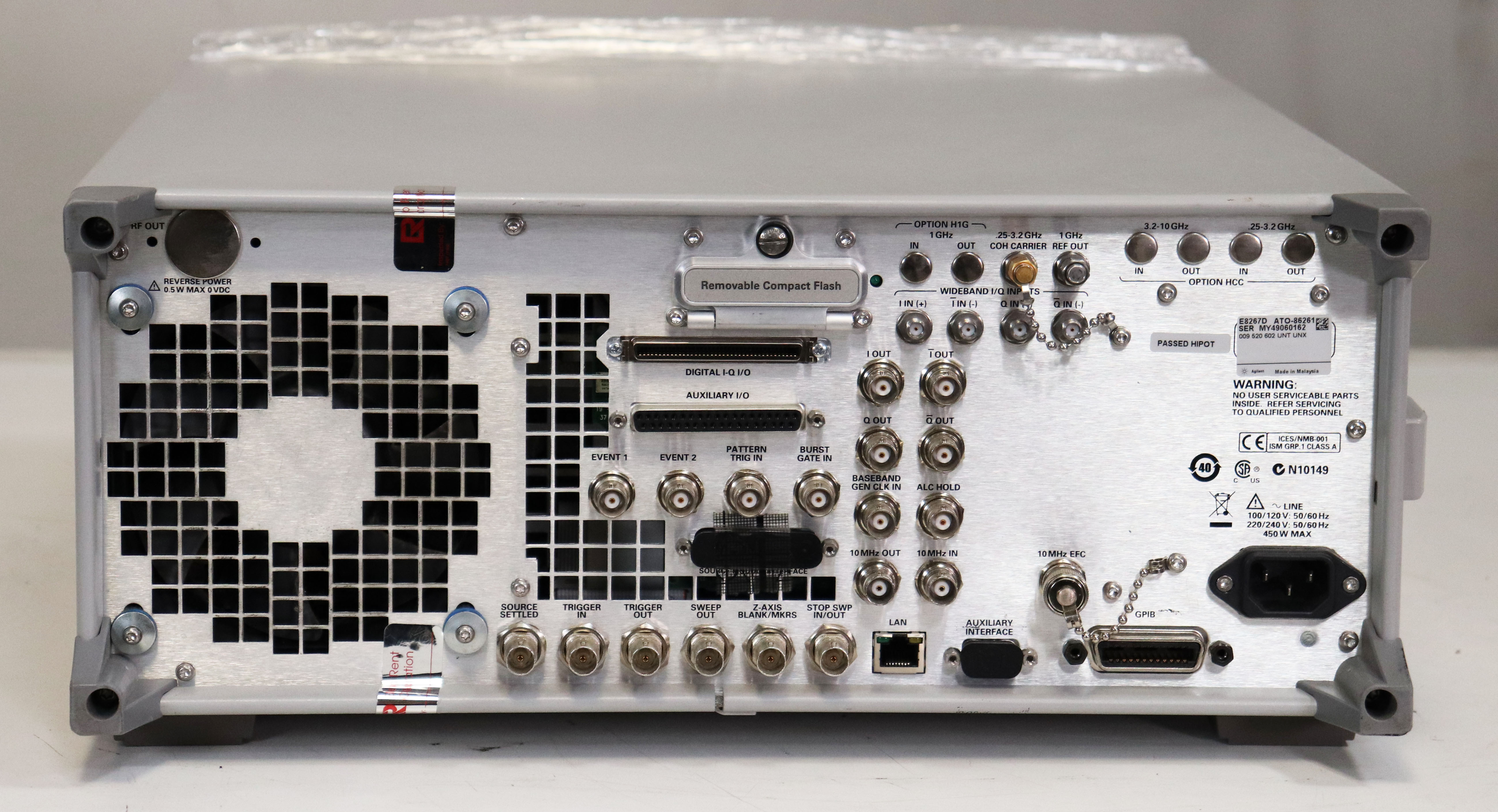 Keysight/Agilent E8267D520 250kHz20GHz PSG Vector Signal Generator/9